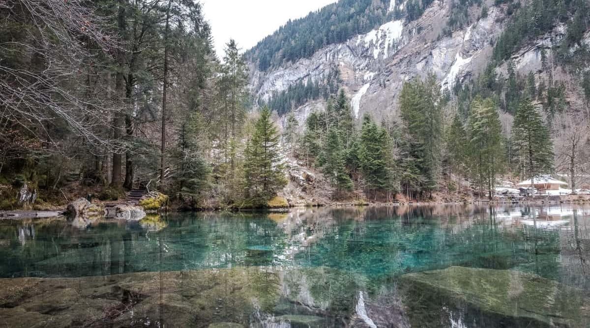 Blausee Berner Oberland Spiegelungen