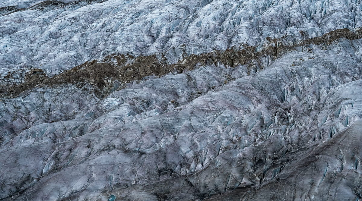 Gletscher Nahaufnahme Eisstruktur