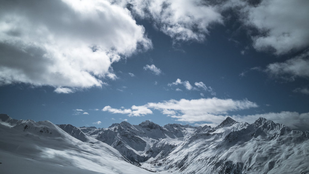 Bergpanorama Jatzhütte Jakobshorn