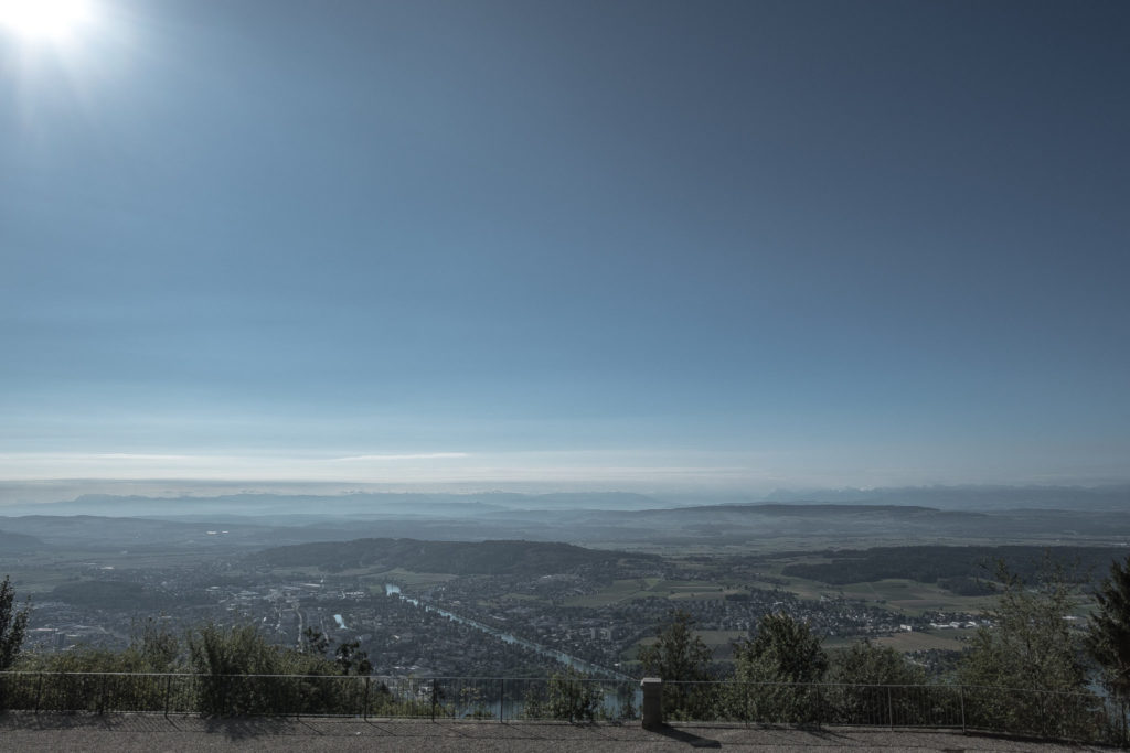 Magglingen Sicht über Biel