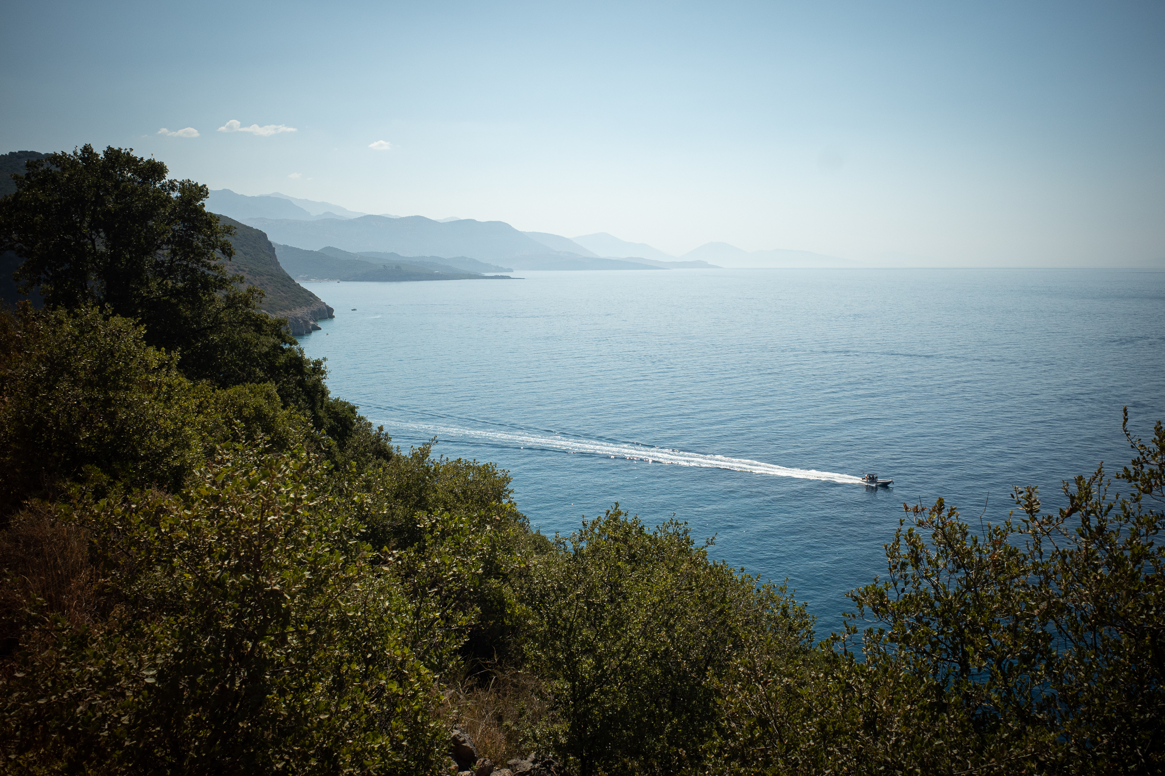 Meeresküste in Albanien