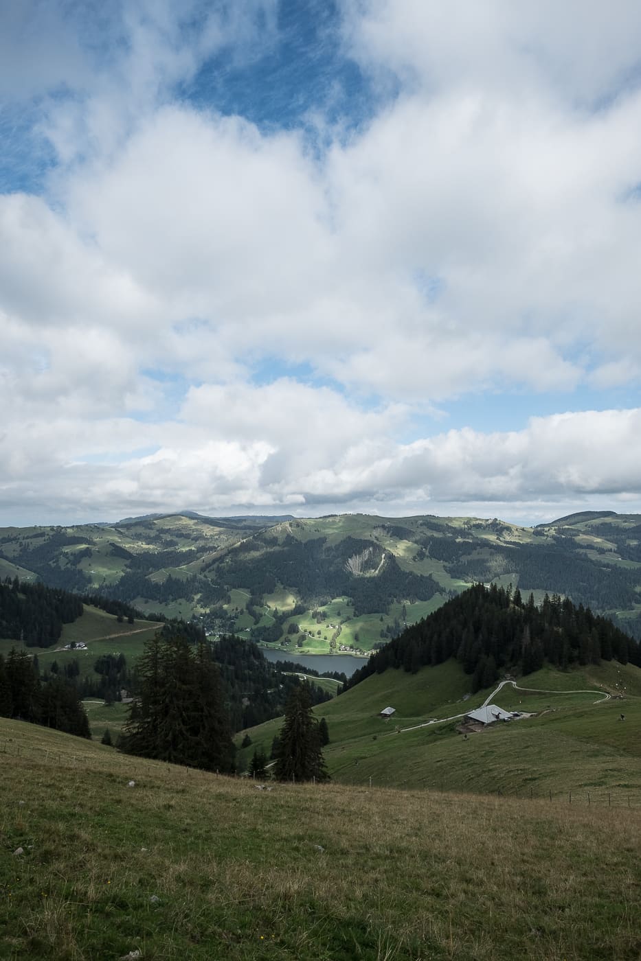 Ausblick auf Riggisalp und Schwarzsee