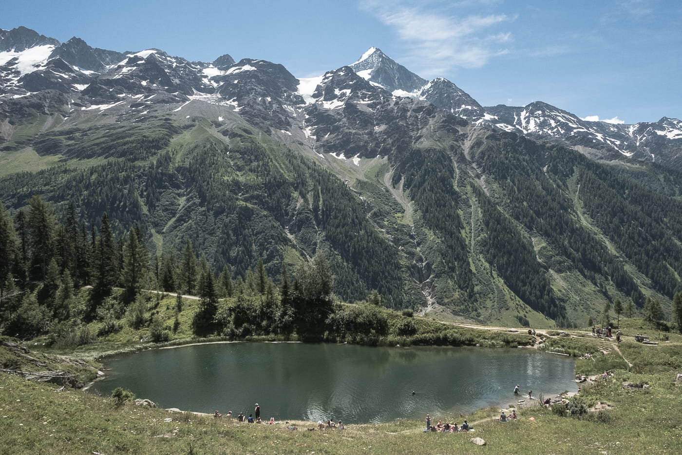 Schwarzsee bei Blatten im Lötschental