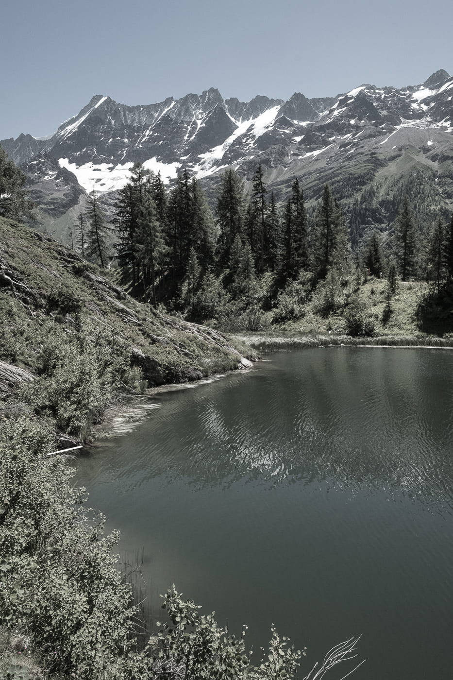 Schwarzsee oberhalb Blatten