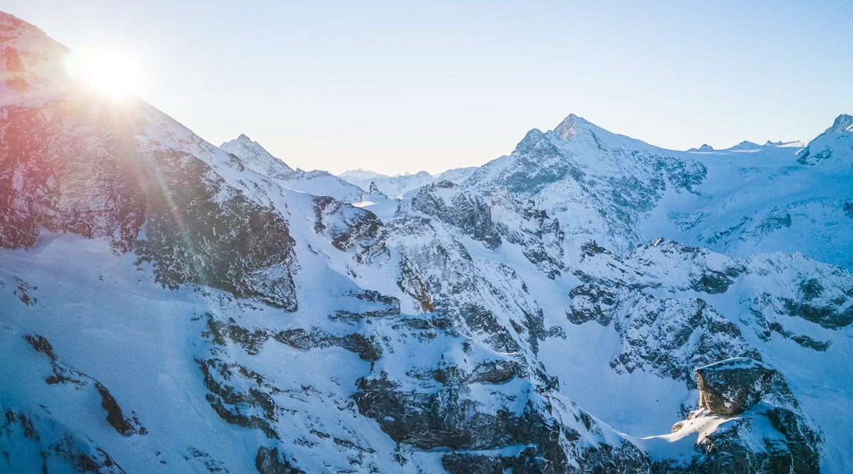 Sonnenaufgang auf dem Titlis, Engelberg