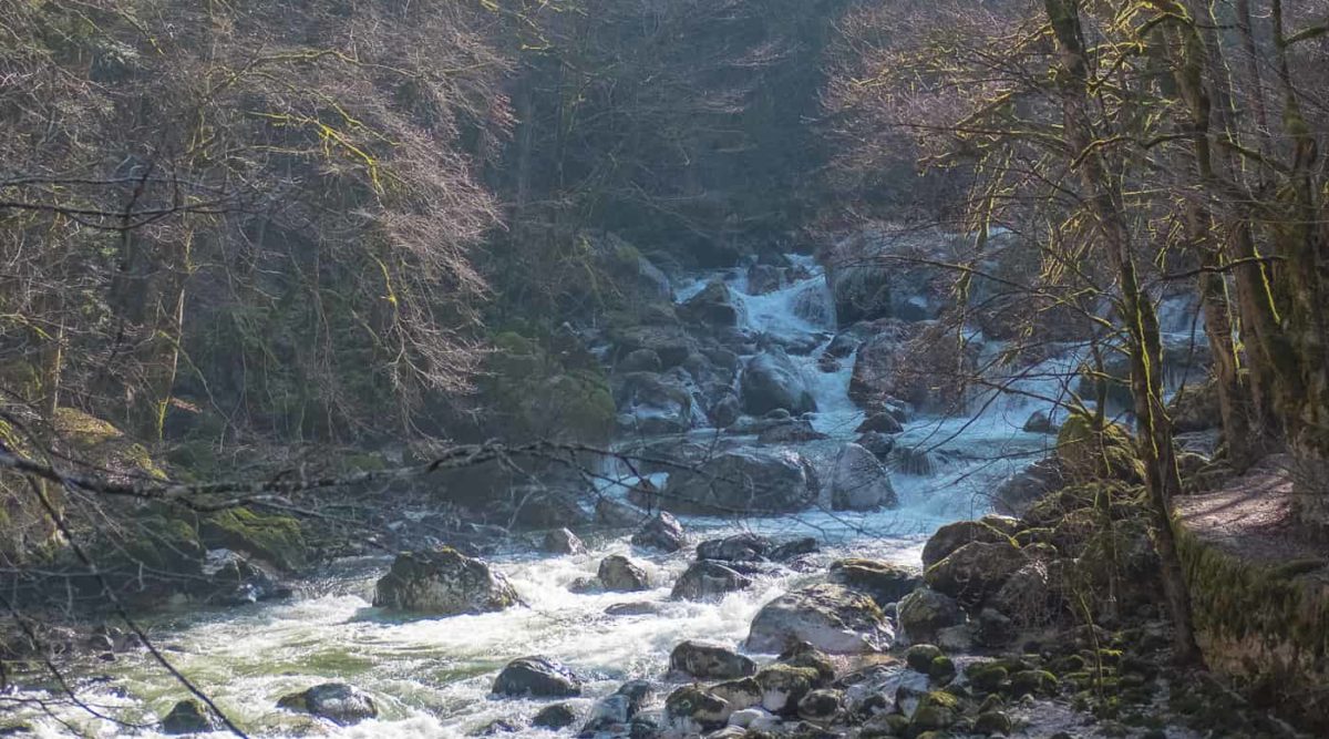 Wanderung Gorges Areuse Schlucht