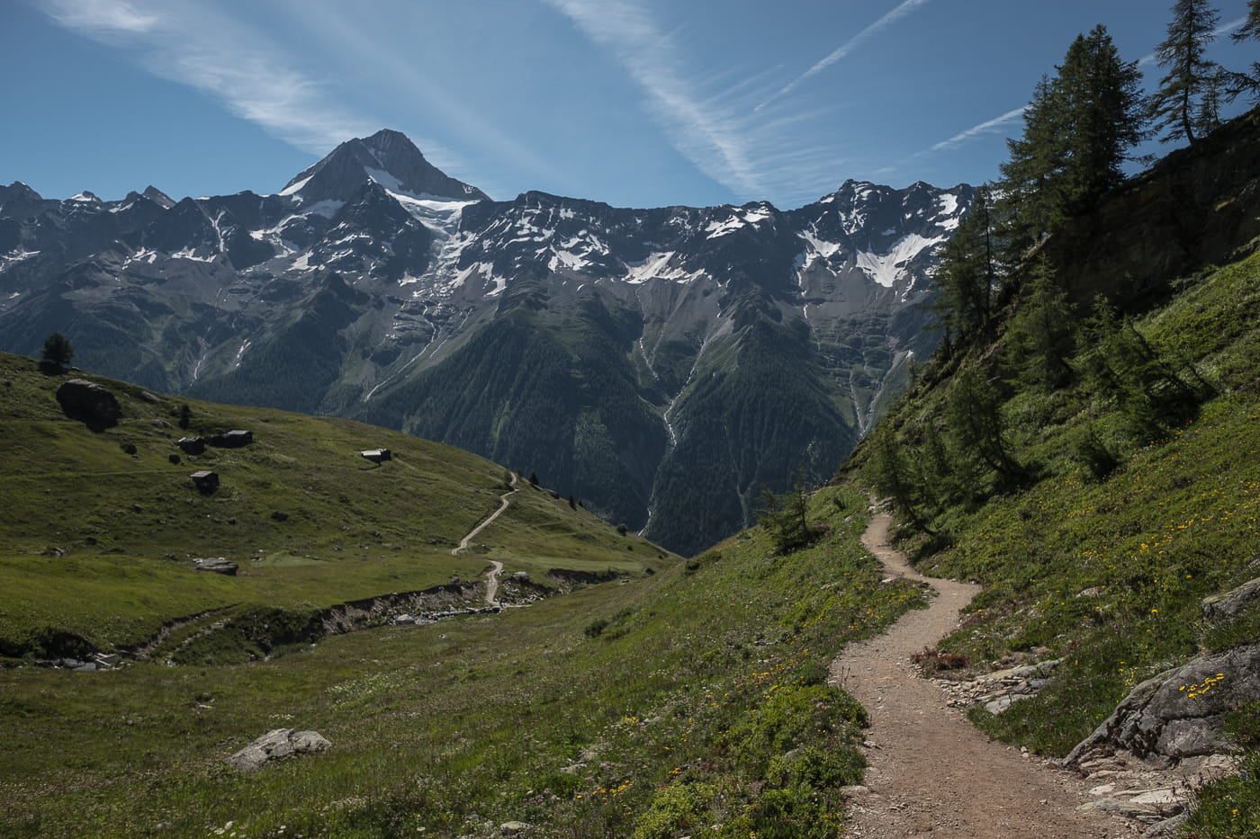 Wanderweg Lauchernalp Weritzalp