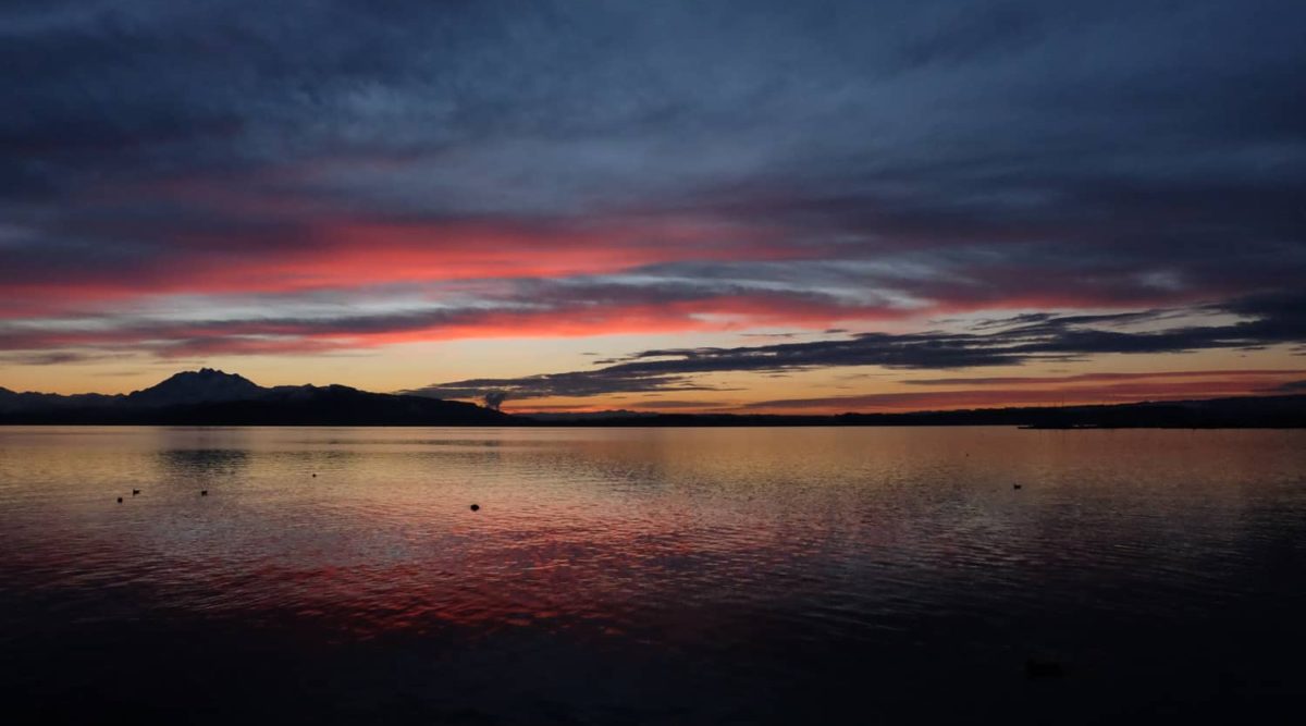 Zugersee Sonnenuntergang